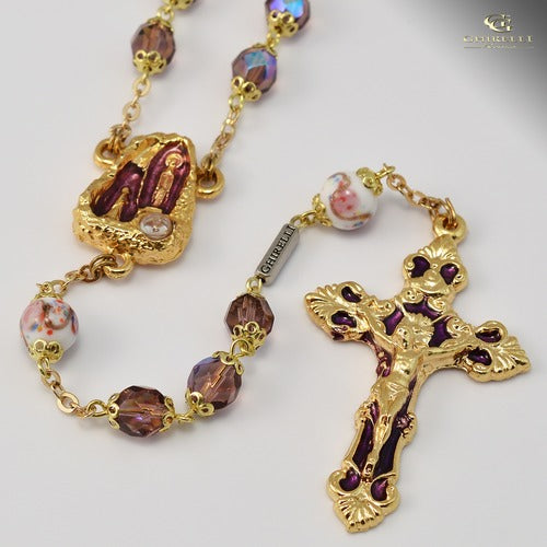 Lourdes Gold Plated Rosary