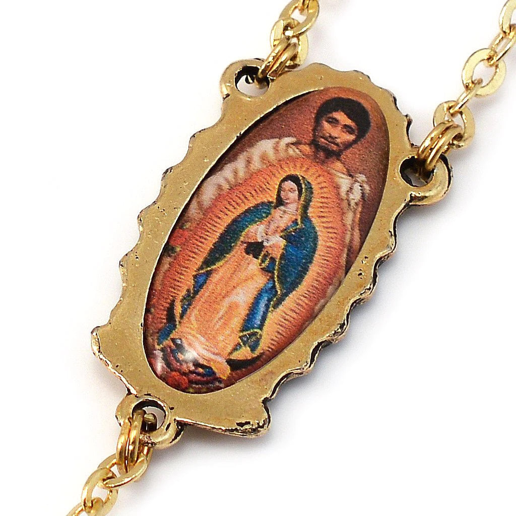 Our Lady of Guadalupe Bohemian Glass Rosary