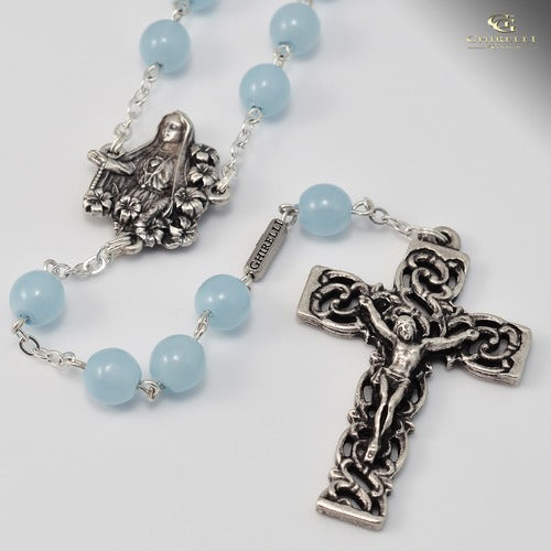 Fatima Silver Plated Rosary