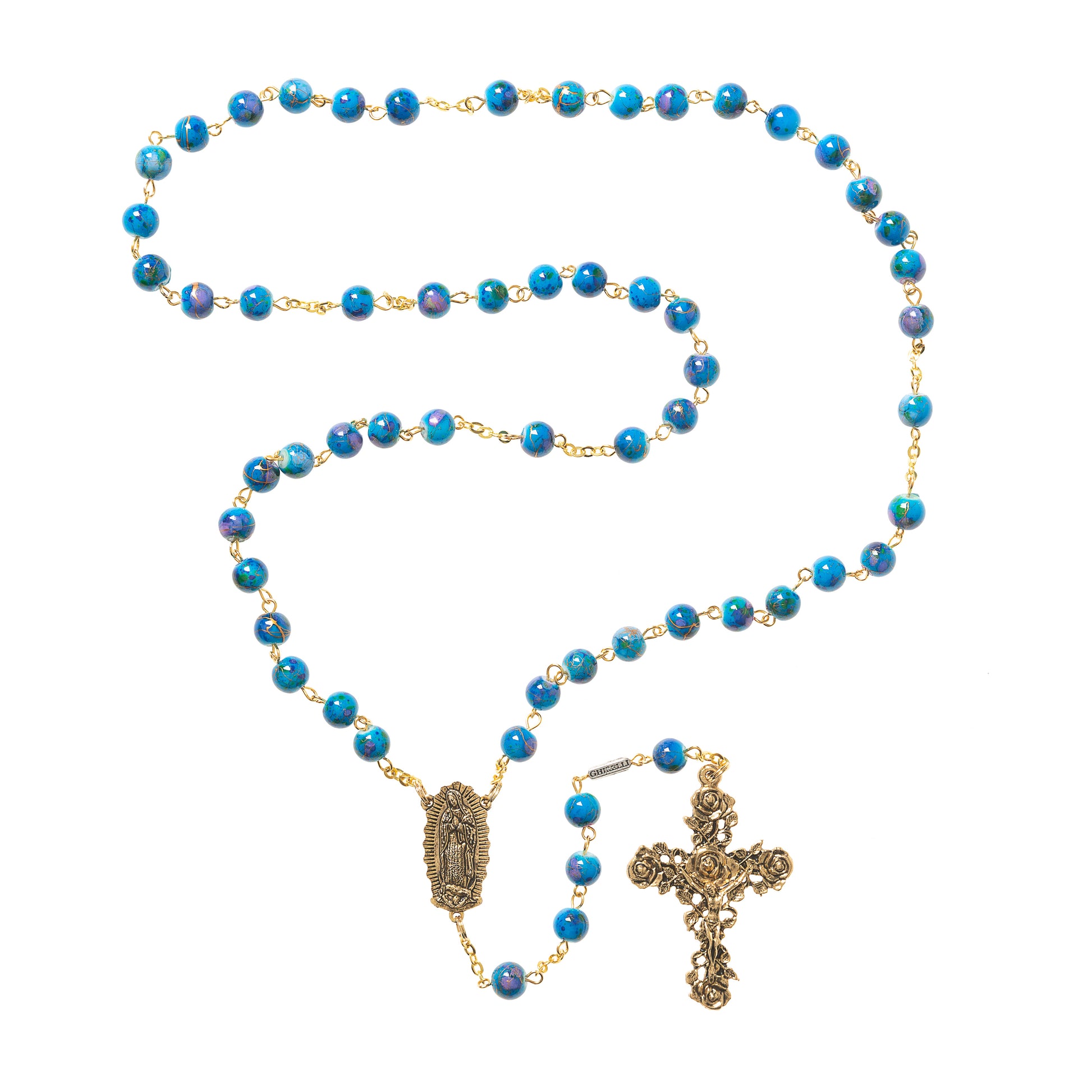Our Lady of Guadalupe Bohemian Glass Rosary