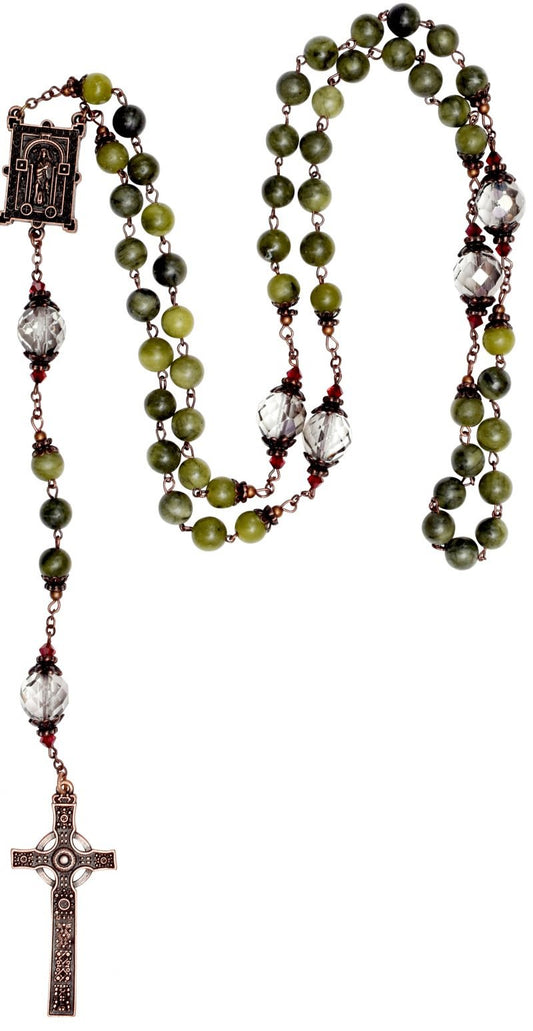 Book of Kells Connemara Marble Rosary
