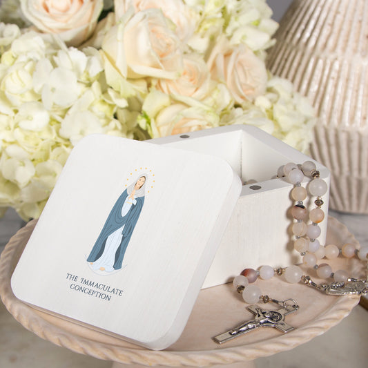 Immaculate Conception White Magnetic box