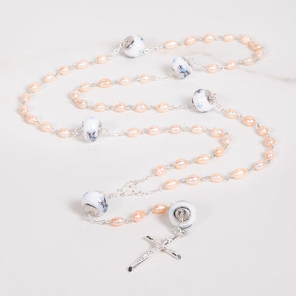 Italian Freshwater Pearl St. Michael Rosary