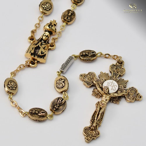 Fatima Gold Plated Rosary