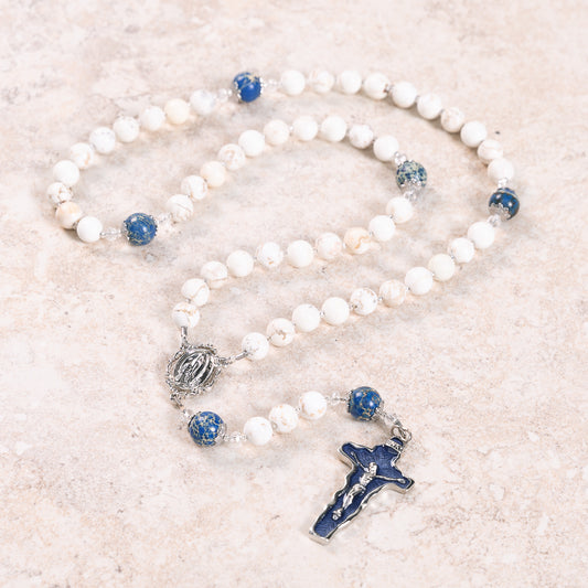 Our Lady of Lourdes Magnesite Rosary