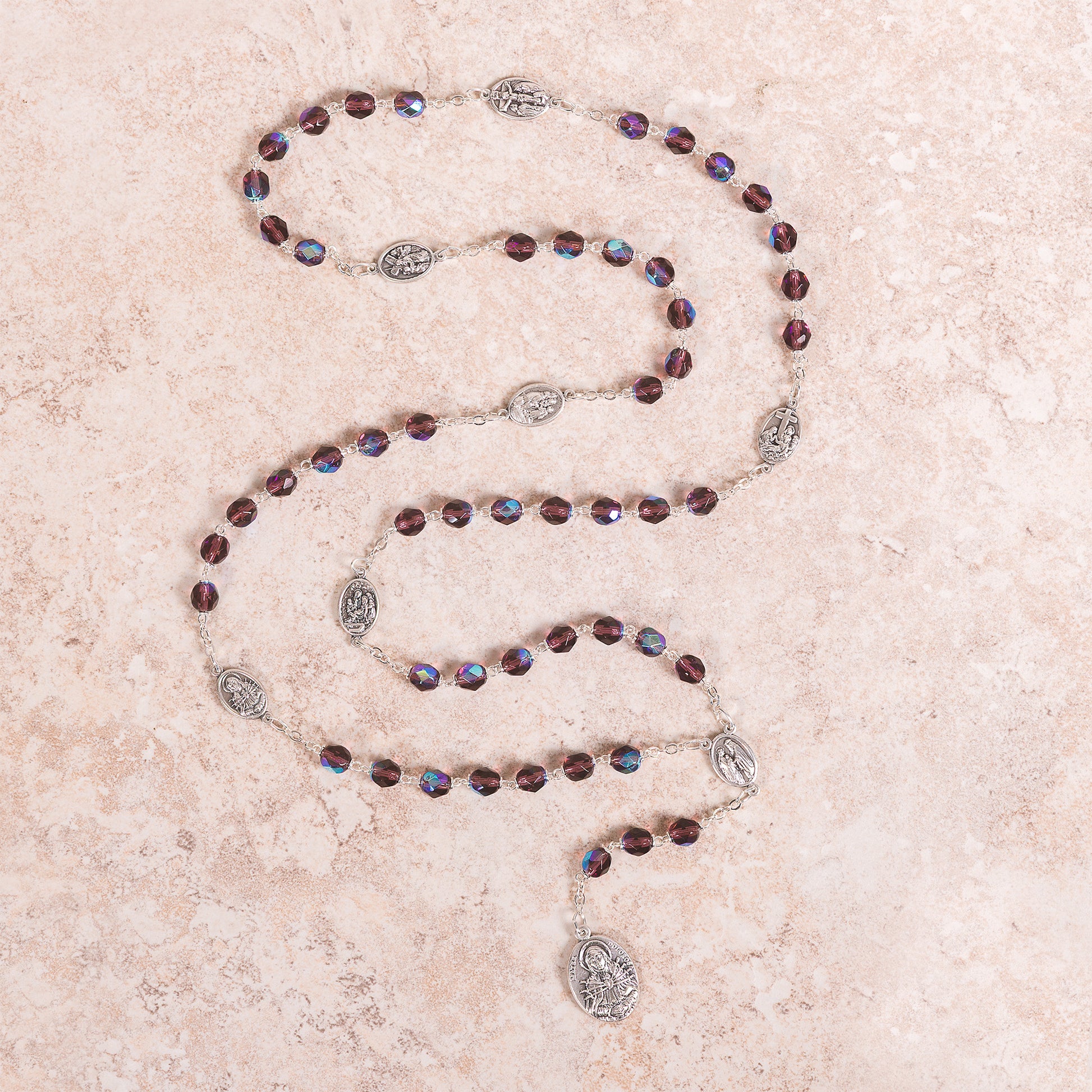 Dark Amethyst Seven Sorrows Chaplet