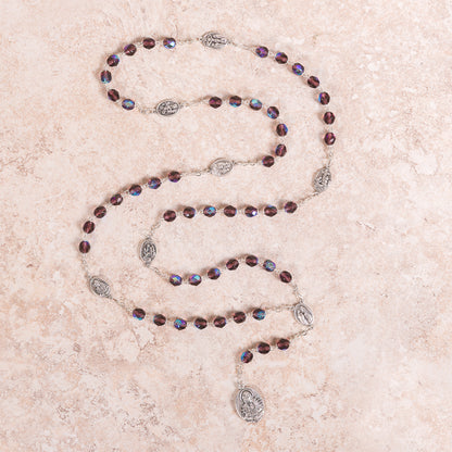 Dark Amethyst Seven Sorrows Chaplet