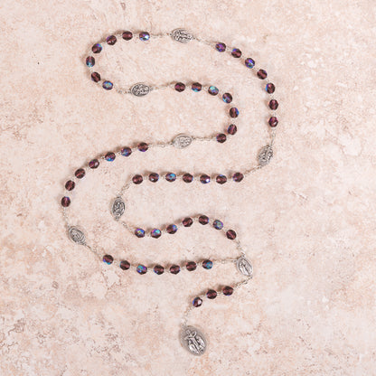 Dark Amethyst Seven Sorrows Chaplet